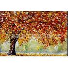 森林風(fēng)景油畫，高檔酒店裝飾風(fēng)景油畫義烏油畫批發(fā)廠家直銷16592