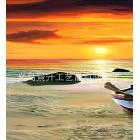 風(fēng)景油畫，寫字樓裝飾畫，高檔家居裝飾畫，HT 522B