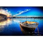 海景船舶噴繪仿真油畫，廠家直銷，電腦噴繪高清畫質(zhì)17949