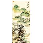 國畫秋山飛瀑圖 專業(yè)畫師品質(zhì)保證