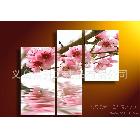 義烏油畫批發(fā)，名畫，組合花卉畫，HT319