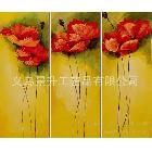 經(jīng)典紅玫瑰組合油畫，花卉組合油畫精品，百度推廣名畫，7427