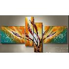 抽象畫，外貿(mào)油畫熱賣品，健身場所裝飾畫，HK-GP614