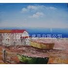 純手繪海景風(fēng)景油畫廠家直銷 新奇特創(chuàng)意仿真油畫批發(fā)代理
