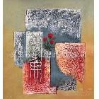 簡約黑白設(shè)計，房間、大廳裝飾，大方抽象油畫免費代理，15536