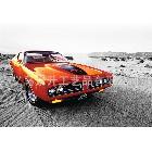 跑車噴繪仿真油畫，家居室內(nèi)愛車裝飾噴繪畫，電腦噴繪高清畫質(zhì)