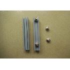 消費(fèi)者保障 廠家直銷(xiāo)鋁合金掛版雙槽 pvc掛版槽 掛板條