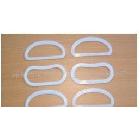 兩面磨砂塑料手提扣、米袋塑料提手、米袋手挽,腰耳，膠袋掛鉤