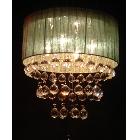 古鎮(zhèn)燈飾燈罩廠新款高檔臺燈罩布藝宮廷燈罩拉絲燈罩鋁制臺燈