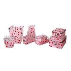 各式PVC、PP彩色收納塑料盒（中號）