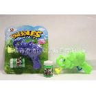 FW026286-實色卡通象泡泡槍 3色混裝 1只/片