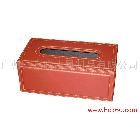 供應(yīng)紅色喜慶【皮制餐巾紙盒】家居收納皮質(zhì)紙巾套△廣告禮品紙巾盒設(shè)計