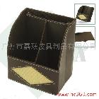 供應(yīng)高檔真皮遙控器盒收納盒/皮質(zhì)遙控器架設(shè)計(jì)/廣告禮品/家居用品