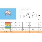 供應永益各種顏色7.6X7.6面包食人魚LED