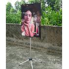 廣州生產(chǎn)鋁合金 雙面 展覽架  高度可伸縮調(diào)節(jié)