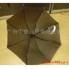 供應23寸黑槽骨碰姿布傘