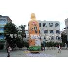 定制充氣模型/‘綠茶’充氣瓶子模型/牛津布全噴繪仿真