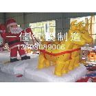 供應(yīng) 鹿拉車圣誕氣模2米 *4米，圣誕卡通，圣誕雪人