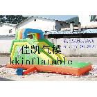 供應(yīng)佳凱氣模TB047充氣滑梯小型跳床充氣氣墊床彈跳床