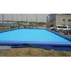 供應(yīng)大型兒童充氣游泳池  充氣方形水池  充氣玩具水池廠家