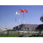 供應(yīng)旭之光無旗臺錐形旗桿