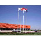 供應(yīng)旭之光噴塑旗桿