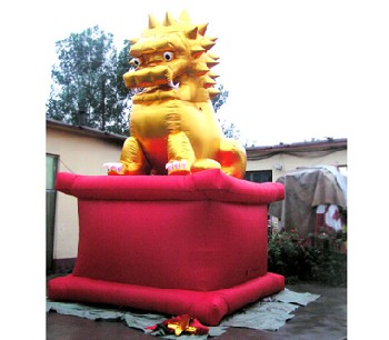 石家莊金獅氣模，金獅充氣物，金獅定做，金獅元