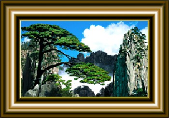 供應(yīng)丹江口三維立體畫，鄖縣三維立體畫；鑫江河