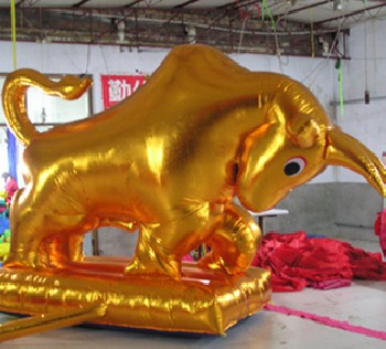 金牛氣模，金牛充氣模型，石家莊金牛氣模，定做金牛