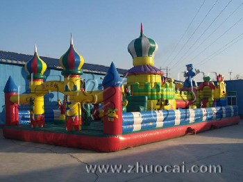 卓彩氣模供應(yīng)充氣城堡，兒童蹦蹦床，充氣玩具，充氣攀巖