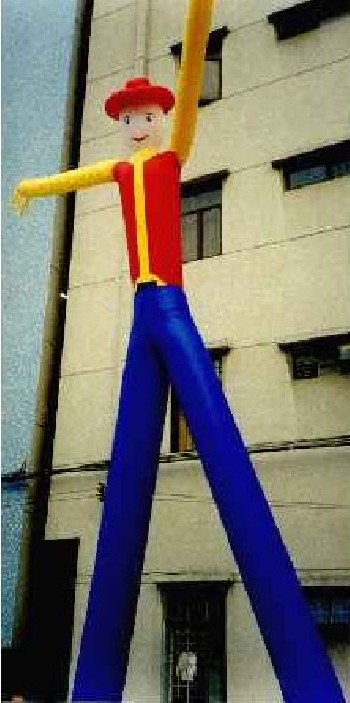空中舞星，特制風(fēng)機(jī)元，舞動(dòng)小人 法國(guó)小丑