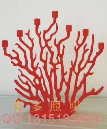 婚慶珊瑚燭臺(tái)燈燈飾