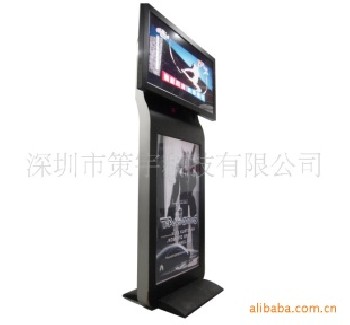 优质厂家供应双屏落地式广告机42寸46寸55寸大立式广告机