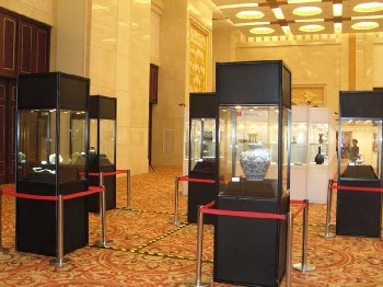供應(yīng)北京八棱柱展位，八棱柱標(biāo)攤，八棱柱pvc展板出租銷售