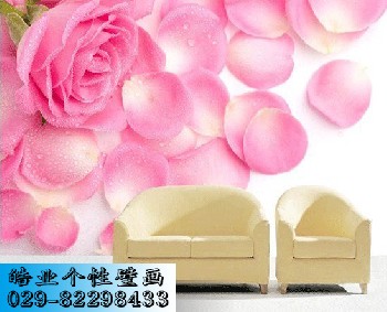 皓業(yè)個性藝術(shù)墻紙壁畫(花卉類裝飾)
