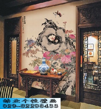 皓業(yè)個性藝術(shù)墻紙壁畫（中式裝修類）